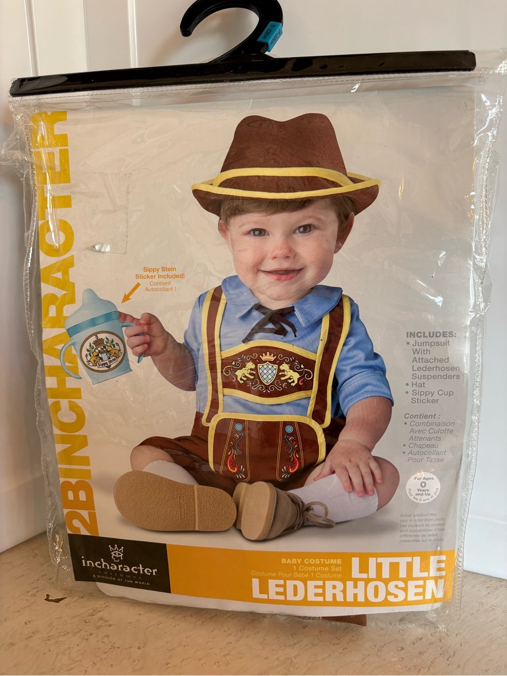InCharacter Little Lederhosen infant costume, 18-24 months